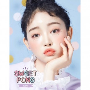 Lens-Town Sweet Pong Gray(月拋)